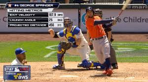velocity exit baseball probability spin distance angle catch average launch rate
